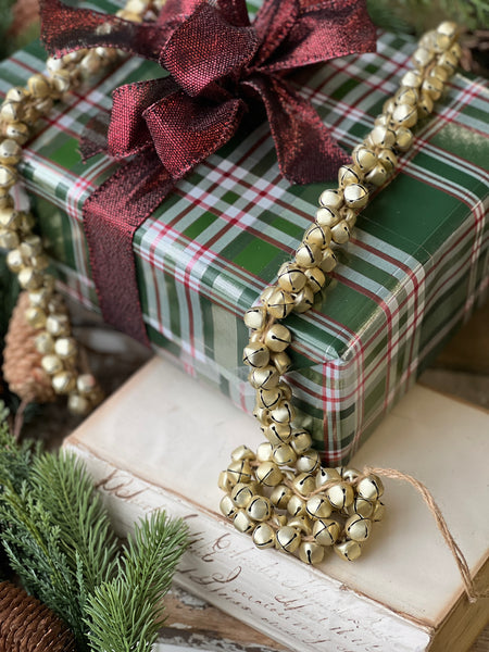 Jingle All The Way Garland | 4' | Gold | SOLD OUT