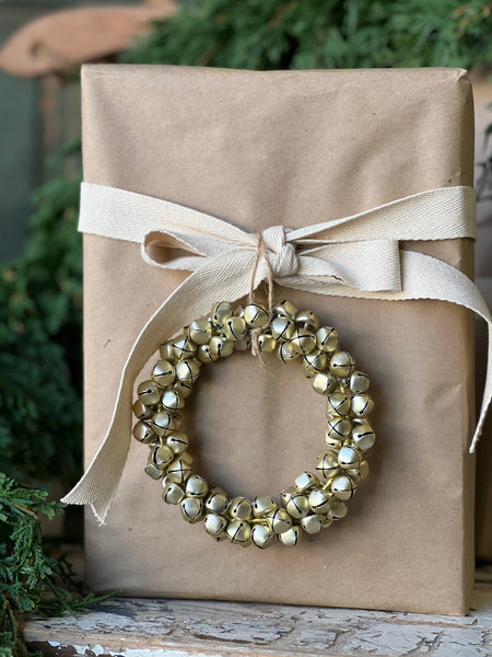 Jingle All the Way Candle Ring | 5" | Gold | Limited Stock - Last 24pcs! (Will be discontinued for Holiday 2026)
