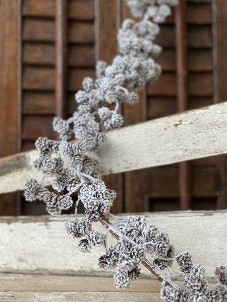 Snowcrested Pinecone Garland | 4' | SOLD OUT