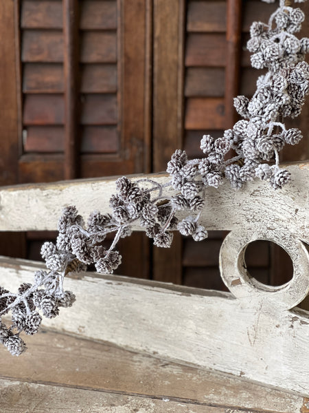 Snowcrested Pinecone Garland | 4' | SOLD OUT