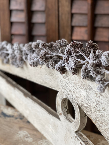 Snowcrested Pinecone Garland | 4' | SOLD OUT