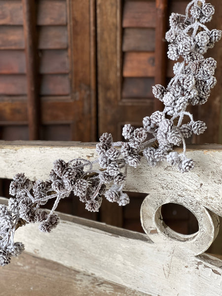 Snowcrested Pinecone Garland | 4' | SOLD OUT
