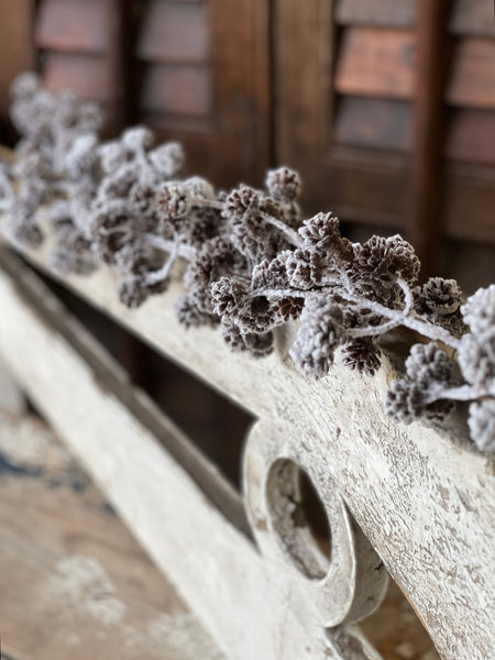 Snowcrested Pinecone Garland | 4' | SOLD OUT