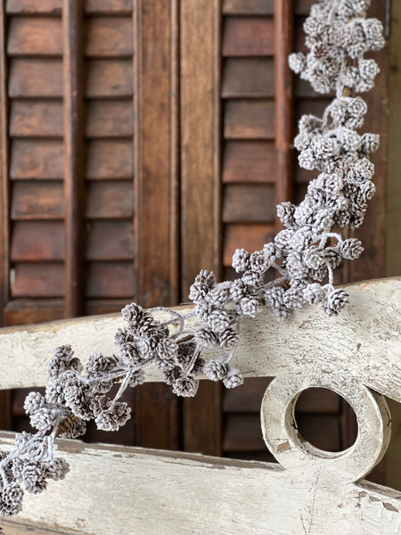 Snowcrested Pinecone Garland | 4' | SOLD OUT