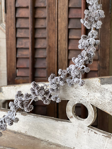 Snowcrested Pinecone Garland | 4' | SOLD OUT