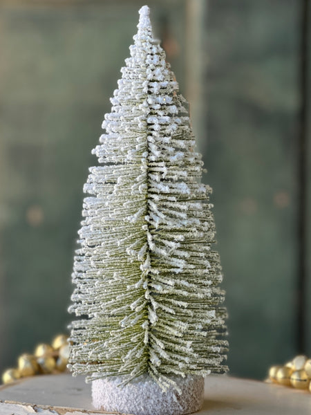 Glittering Snowbrush Tree | 9.5" | SOLD OUT