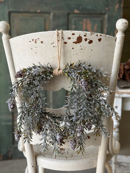Pinecone Hollow Hanging Wreath | 12" | NOT CURRENTLY IN STOCK-New For Holiday 2026!