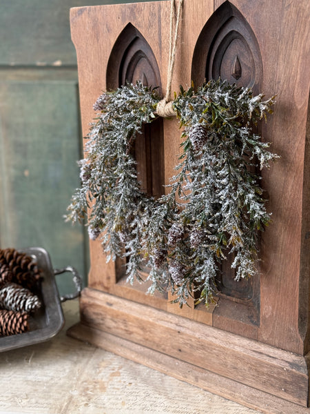 Pinecone Hollow Hanging Wreath | 12" | NOT CURRENTLY IN STOCK-New For Holiday 2026!