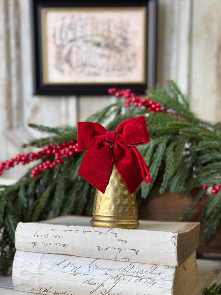 Bow Tied Alto Bell | 6" | NOT CURRENTLY IN STOCK-New For Holiday 2026!