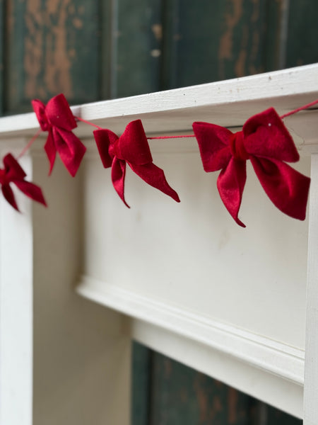 Bow Tied Boughs Garland | 4' | NOT CURRENTLY IN STOCK-New For Holiday 2026!