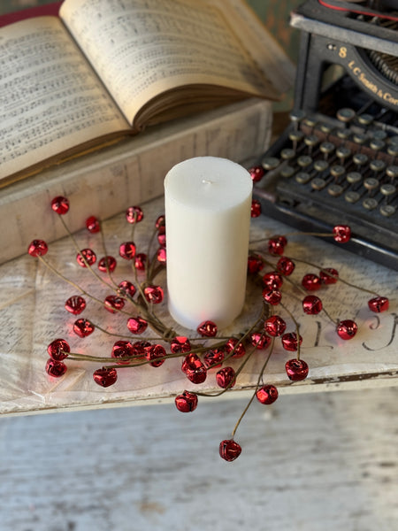 Jingle Bell Lane Candle Ring | 12" | NOT CURRENTLY IN STOCK-New For Holiday 2026!