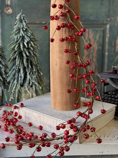 Jingle Bell Lane Garland | 5' | NOT CURRENTLY IN STOCK-New For Holiday 2026!