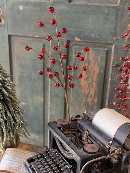 Jingle Bell Lane Spray | 25" | NOT CURRENTLY IN STOCK-New For Holiday 2026!