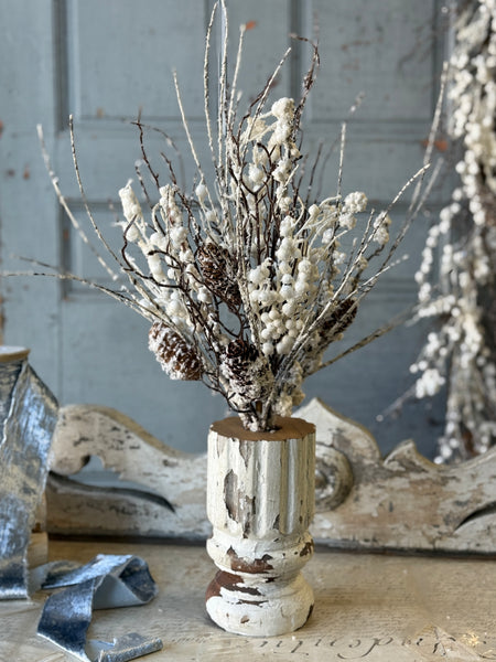 Whitewood Boughs Bush | 25" | NOT CURRENTLY IN STOCK-New For Holiday 2026!