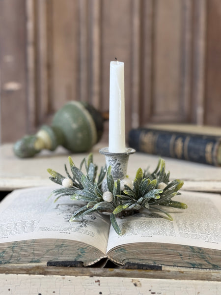 Mistletoe Tidings Candle Ring | 1.5" (inner) | NOT CURRENTLY IN STOCK-New For Holiday 2026!