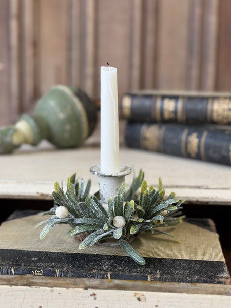 Mistletoe Tidings Candle Ring | 1.5" (inner) | NOT CURRENTLY IN STOCK-New For Holiday 2026!