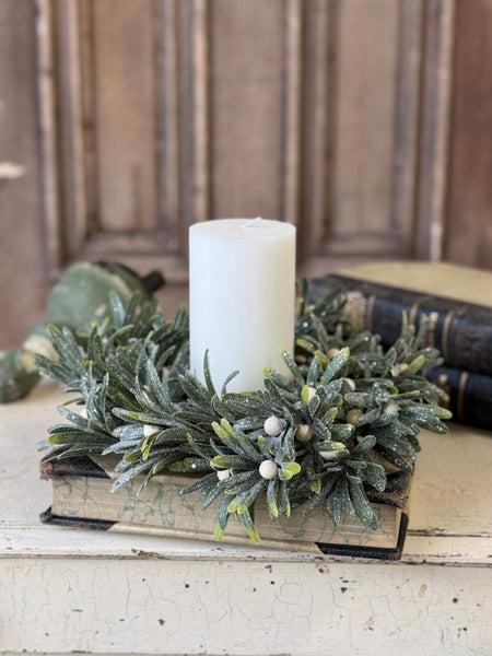 Mistletoe Tidings Candle Ring | 4.5" (inner) | NOT CURRENTLY IN STOCK-New For Holiday 2026!