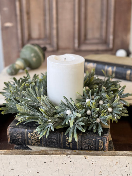 Mistletoe Tidings Candle Ring | 6.5" (inner) | NOT CURRENTLY IN STOCK-New For Holiday 2026!