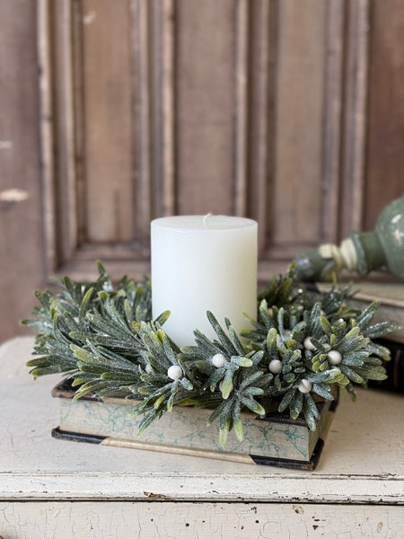 Mistletoe Tidings Candle Ring | 6.5" (inner) | NOT CURRENTLY IN STOCK-New For Holiday 2026!