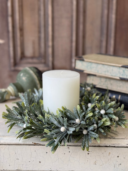 Mistletoe Tidings Candle Ring | 6.5" (inner) | NOT CURRENTLY IN STOCK-New For Holiday 2026!