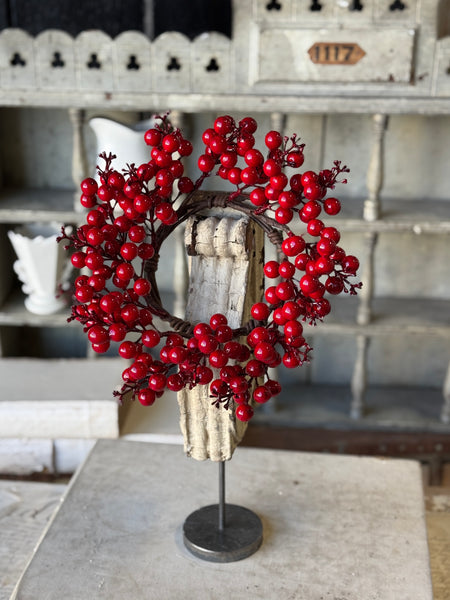 Scarlet Sonata Berry Candle Ring | 10" | NOT CURRENTLY IN STOCK-New For Holiday 2026!