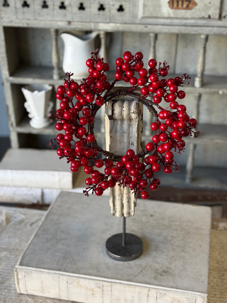 Scarlet Sonata Berry Candle Ring | 10" | NOT CURRENTLY IN STOCK-New For Holiday 2026!