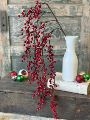 Merry Berry Hanging | 36" | NOT CURRENTLY IN STOCK-New For Holiday 2026!