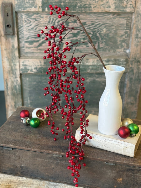 Merry Berry Hanging | 36" | NOT CURRENTLY IN STOCK-New For Holiday 2026!