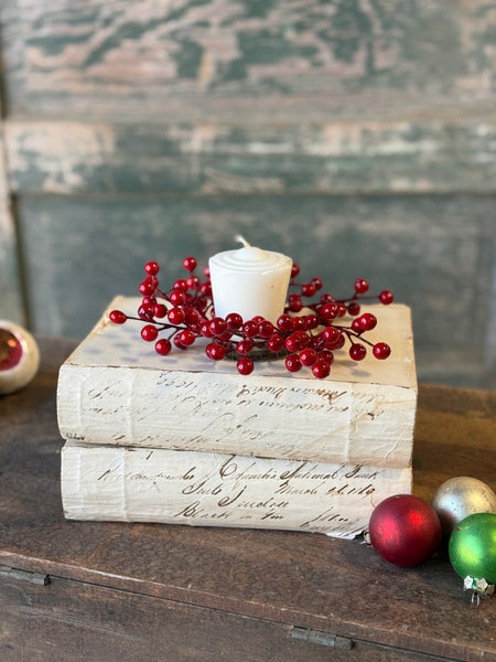 Merry Berry Candle Ring | 2" (inner) | NOT CURRENTLY IN STOCK-New For Holiday 2026!