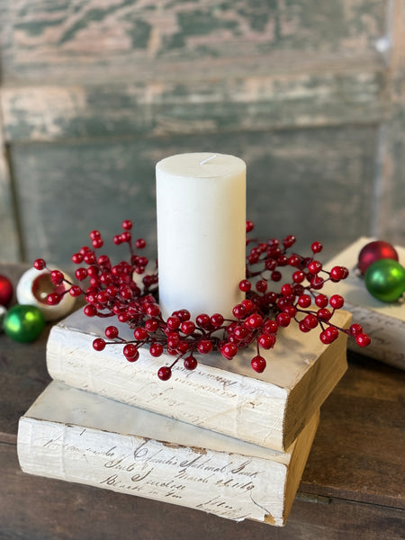 Merry Berry Candle Ring | 4.5" (inner) | NOT CURRENTLY IN STOCK-New For Holiday 2026!