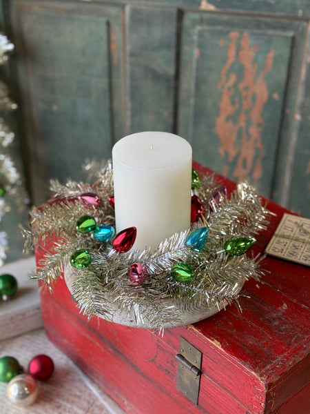 Tinsel Town Candle Ring | 6.5" | NOT CURRENTLY IN STOCK-New For Holiday 2026!