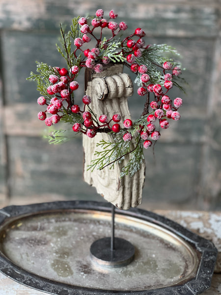 Icy Berry & Cedar Candle Ring | 10" | Red | SOLD OUT