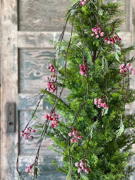 Icy Berry & Cedar Vine | Red | 4' | SOLD OUT