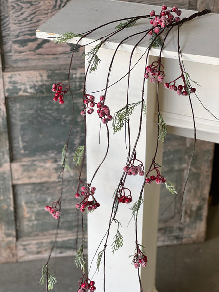 Icy Berry & Cedar Vine | Red | 4' | SOLD OUT