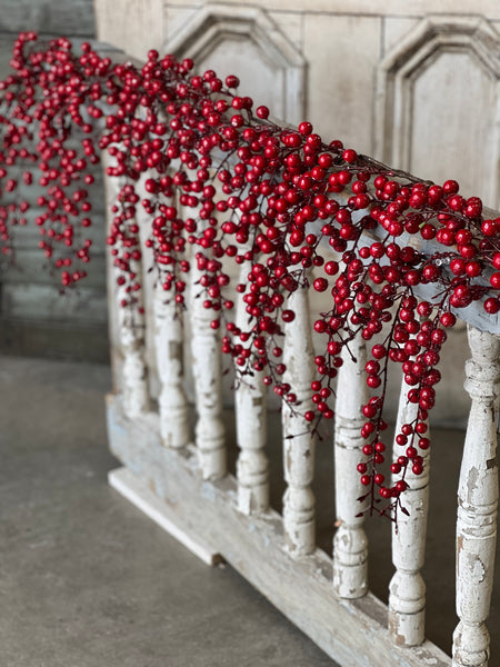 Iced Weatherproof Berry Garland | 5' | SOLD OUT