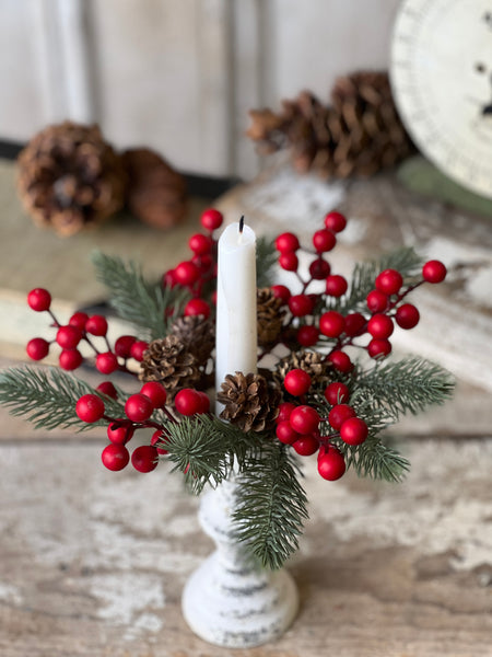 Tundra Berry Candle Ring | 8" | SOLD OUT