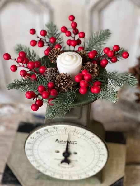 Tundra Berry Candle Ring | 8" | SOLD OUT