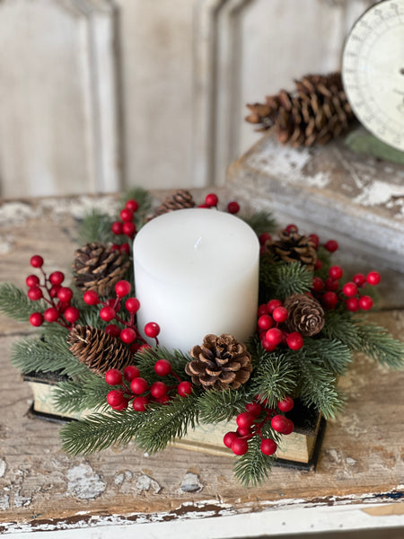 Tundra Berry Candle Ring | 11" | SOLD OUT