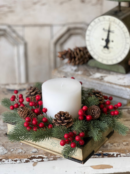 Tundra Berry Candle Ring | 11" | SOLD OUT