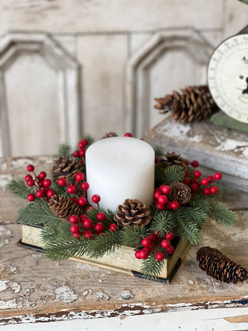 Tundra Berry Candle Ring | 11" | SOLD OUT