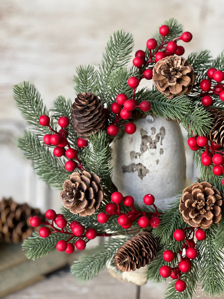 Tundra Berry Candle Ring | 11" | SOLD OUT