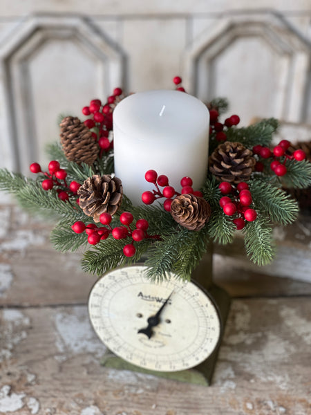 Tundra Berry Candle Ring | 11" | SOLD OUT
