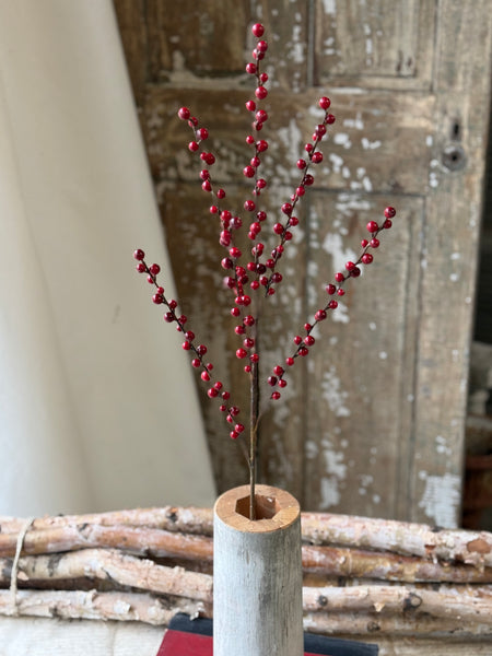 Red Reverie Berry Spray | 34" | NOT CURRENTLY IN STOCK-New For Holiday 2026!
