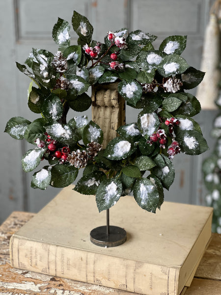 Wintry Salutations Candle Ring | 15" | 25% OFF - DISCOUNT TAKEN IN OFFICE