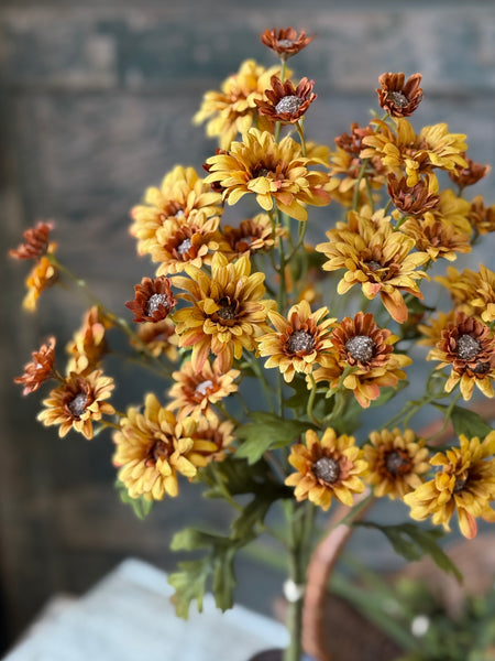 Pendleton Daisies | 28.5" | Saffron | NOT CURRENTLY IN STOCK-New For Holiday 2026!