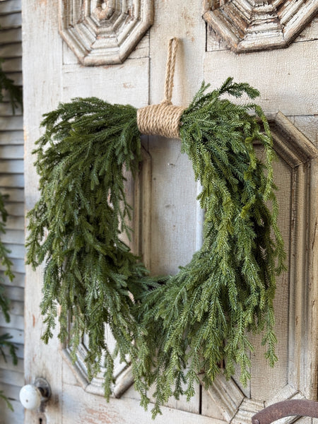 Greenwood Valley Hanging Wreath | 22" | NOT CURRENTLY IN STOCK-New For Holiday 2026!