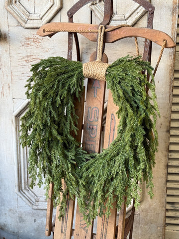 Greenwood Valley Hanging Wreath | 22" | NOT CURRENTLY IN STOCK-New For Holiday 2026!