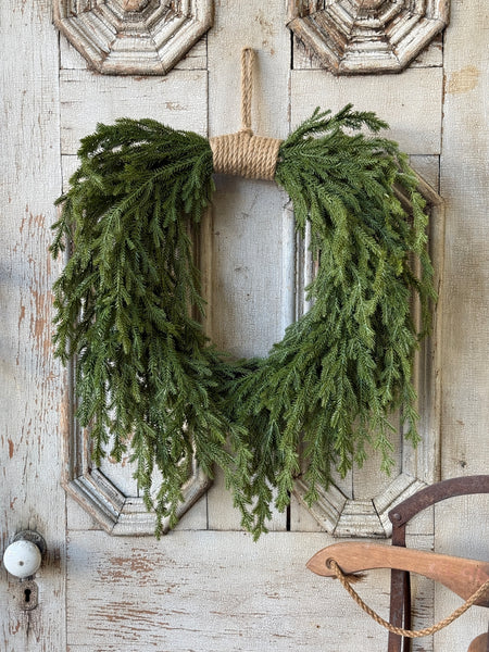 Greenwood Valley Hanging Wreath | 22" | NOT CURRENTLY IN STOCK-New For Holiday 2026!