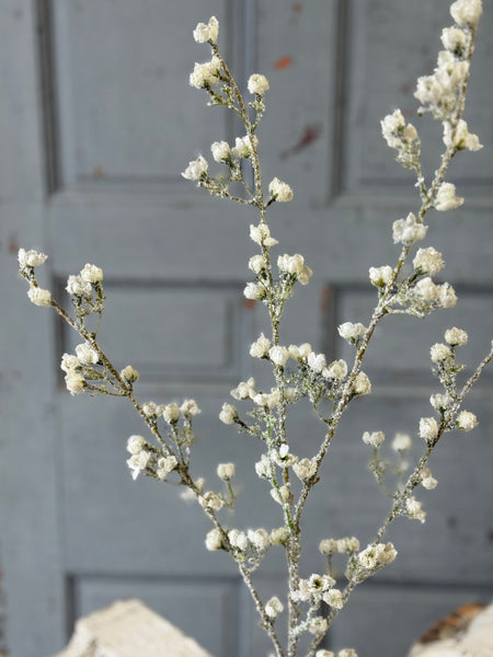 Frost Flower Spray | 33" | NOT CURRENTLY IN STOCK-New For Holiday 2026!