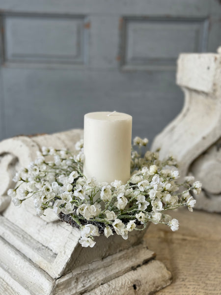 Frost Flower Candle Ring | 12" | NOT CURRENTLY IN STOCK-New For Holiday 2026!